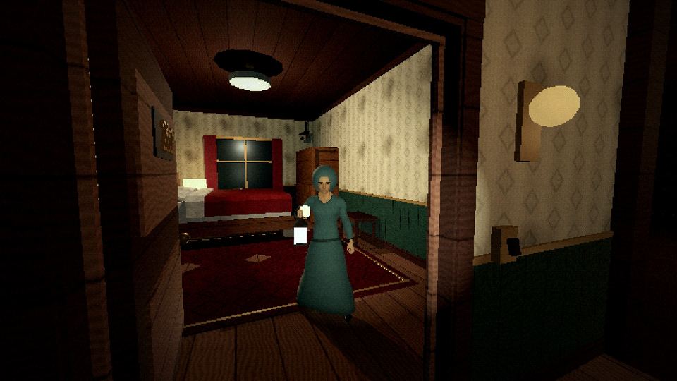 Something behind a guest room door